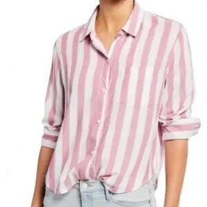 Rails Dana Bali Stripe Button Down sz XS | 3689